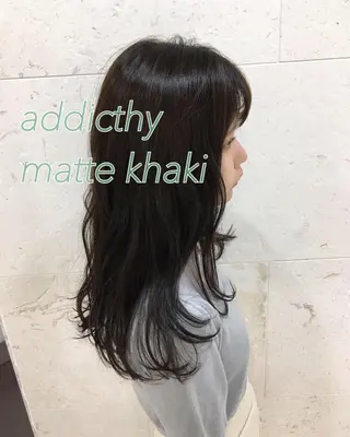 ロング カラー 斉藤 貴也のヘアスタイル