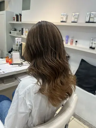 ロング カラー 🌿似合わせブリーチ 山岸樹璃🌿のヘアスタイル