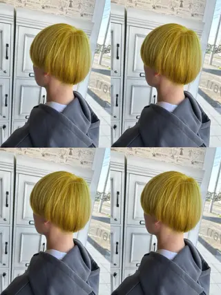 カラー そら୨୧˖men's /デザインカラーのヘアスタイル