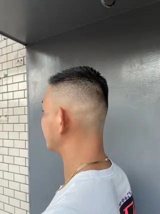 ショート メンズ FADE&LINE登戸店所属・🔥メンズ専門 美容師🔥 柳澤陵心のヘアスタイル