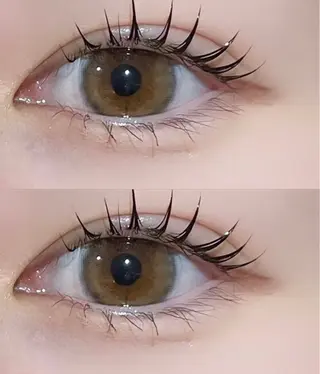 マツエク・マツパ eve🐰束間まつ毛 /透明感カラーのマツエク・マツパデザイン