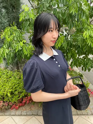 ショート カラー 松尾 遥花のヘアスタイル