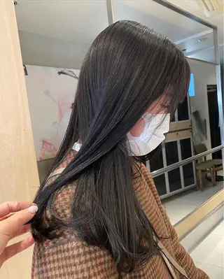 ロング カラー 艶髪/ダークトーン 🩶丸山日向のヘアスタイル