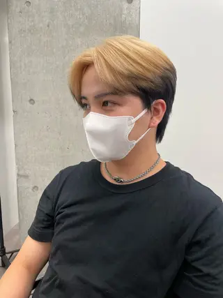 ショート カラー メンズ cinq所属・ハイライトカラー ❤︎hirokoのヘアスタイル