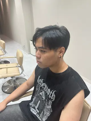 メンズ Ken 縮毛矯正/韓国風ヘアのヘアスタイル