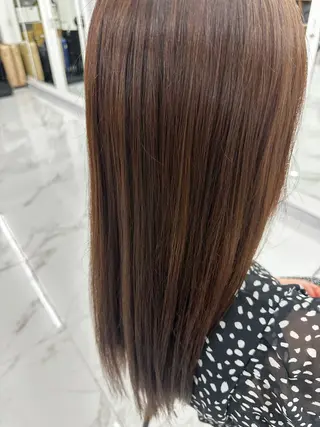 ロング カラー むっち〜/ケアカラー /似合わせcutのヘアスタイル