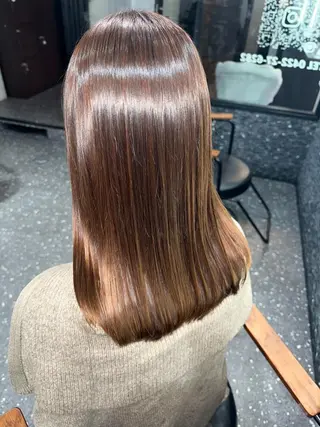 ロング カラー 髪質改善⭐️縮毛矯正 吉祥寺⭐️Rinaのヘアスタイル