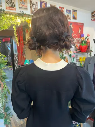 ロング ヘアアレンジ カラーパティシエ facce🌼ikoのヘアスタイル