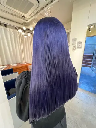 ロング カラー haco＋所属・圧倒的デザイン力 店長🎨RENAのヘアスタイル