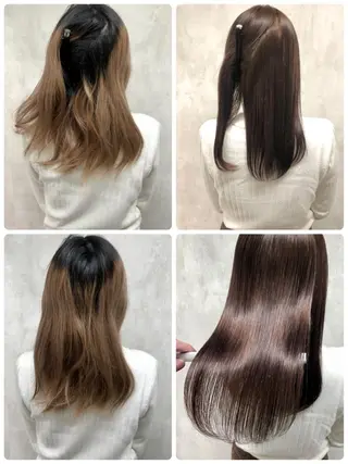 ミディアム 満足度⭕️縮毛矯正師 谷口にお任せを👍のヘアスタイル