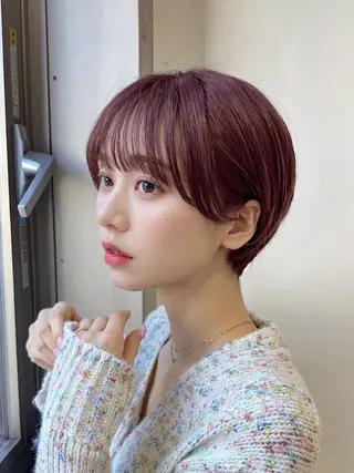 ショート カラー 女性が憧れる ショート/角田愛和のヘアスタイル