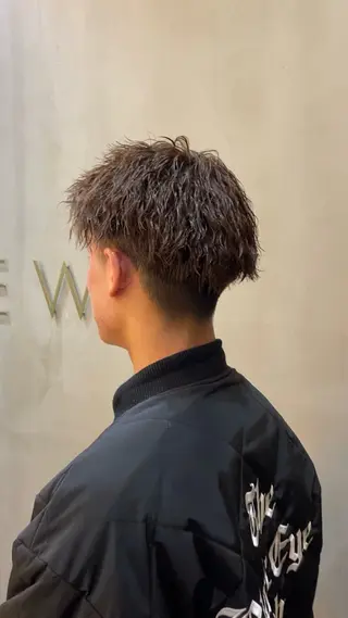 ショート パーマ メンズ RUI⚪️艶髪 ⚪️髪質改善のヘアスタイル