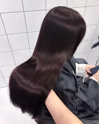 ロング カラー 表参道♡暗髪^ྀི 艶カラー♡アユミのヘアスタイル