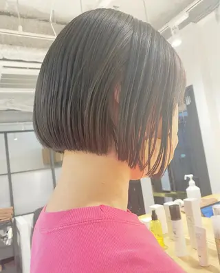 ミディアム 丸みボブ　ショート ｍａｎａｍｉのヘアスタイル