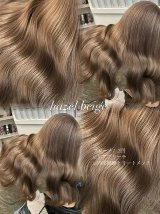ロング カラー PELE所属・ミルクティー指名 No.1🎀yuiのヘアスタイル
