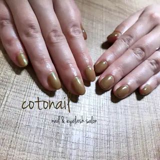 ミディアム ネイル ツメトマツゲ .のネイルデザイン