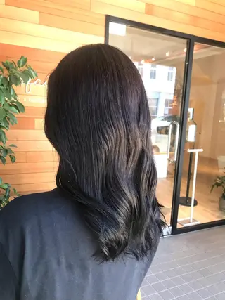 ロング 透明感カラー wacoのヘアスタイル