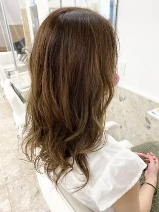 ロング カラー ヘアアレンジ 🧸縮毛矯正特化 金澤 彩香🎀のヘアスタイル