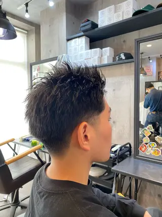 ショート メンズ 居原 凜太郎のヘアスタイル