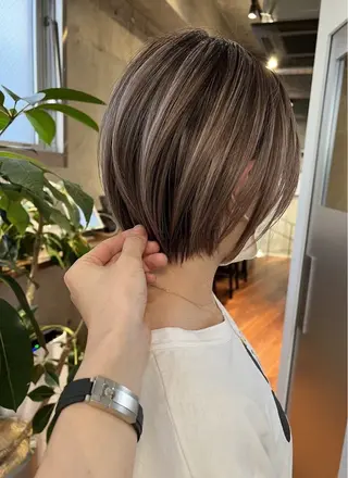 ショート カラー ハイライトNo.1☆ ゆうのヘアスタイル