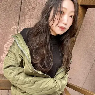 ロング カラー ママ美容師 ＊ヒマワリのヘアスタイル