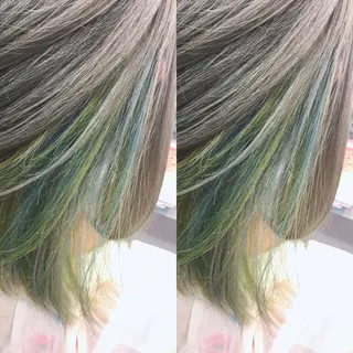 ミディアム カラー 加藤 直樹のヘアスタイル