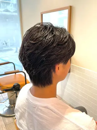 ショート パーマ メンズ パーマ/フェード🔥 佐々木波人のヘアスタイル