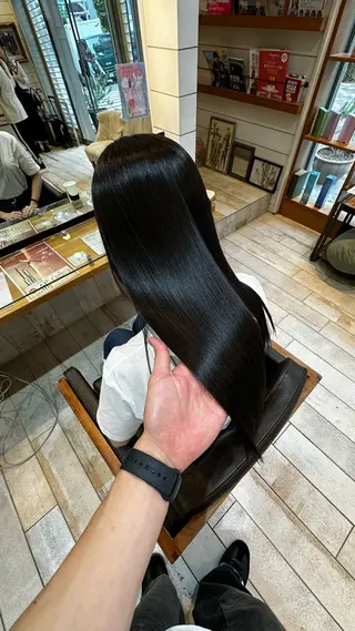 ロング カラー fifth原宿 宮部蓮のヘアスタイル