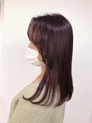 セミロング 銀座/レイヤーカット 🤍内野すみれのヘアスタイル