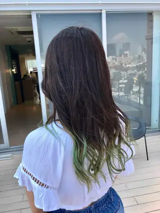 ロング カラー Le'a渋谷所属・インナーエクステ渋谷 🦋KAJIのヘアスタイル