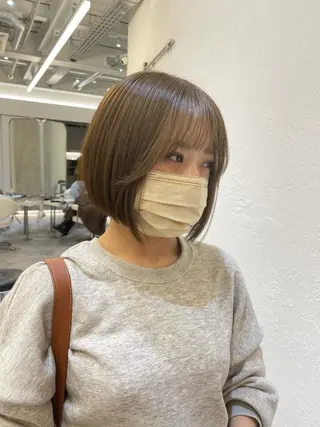 ショート カラー ヘアアレンジ 🍃柔らかヘアー田中 瑞希🍃のヘアスタイル