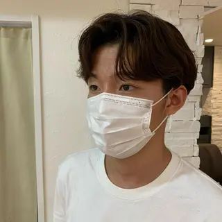 パーマ メンズ 【韓国風くびれヘア】 joule小木曽輝のヘアスタイル