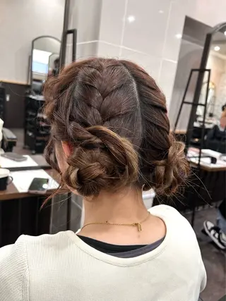 ロング ヘアアレンジ 🦄🩵YUNA 🩵🦄のヘアスタイル