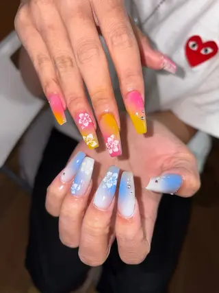 ネイル ⟡.·coco⟡.· 8月予約受付中のネイルデザイン
