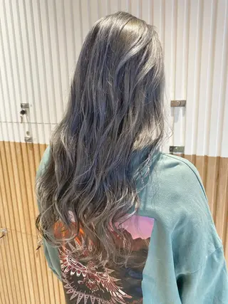 ロング カラー ボブ/ハイトーン 立川loose 下田のヘアスタイル
