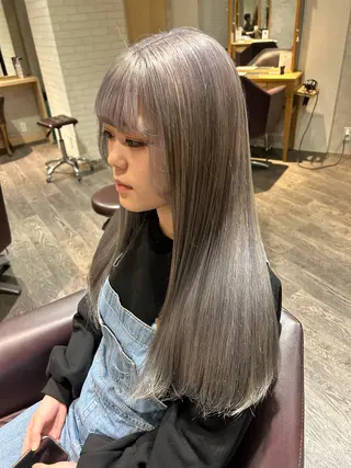 セミロング カラー パーソナルカラー 診断🍀マリンのヘアスタイル