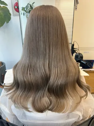 ロング カラー ヘアアレンジ 韓国/ハイトーン/ ボブ🎀MIKU🎀のヘアスタイル