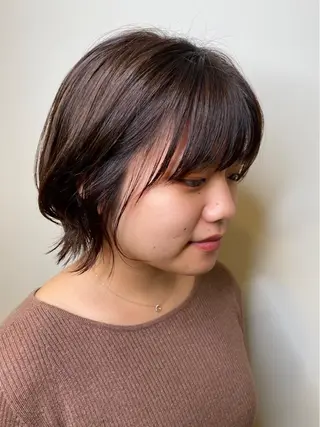 ショート レイヤーカットのプロ 大人ヘア宮森貴志のヘアスタイル