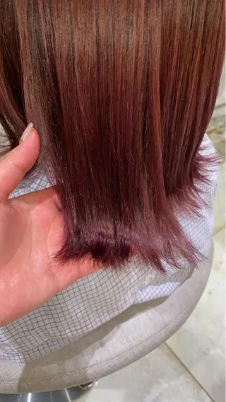 ミディアム カラー CIEL天六店 三上春のヘアスタイル