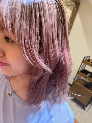 ミディアム 小松 亮裕のヘアスタイル
