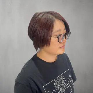 ショート カラー 金田 晏栞のヘアスタイル