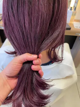 ミディアム カラー パーマ/ボブ/ ヘルシーカラー/風花のヘアスタイル
