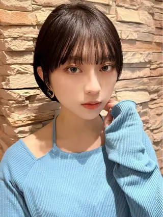 ショート 撮影カットモデル募集 前髪、顔周り/徳永のヘアスタイル