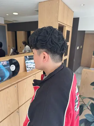 パーマ メンズ 村田 奈月のヘアスタイル