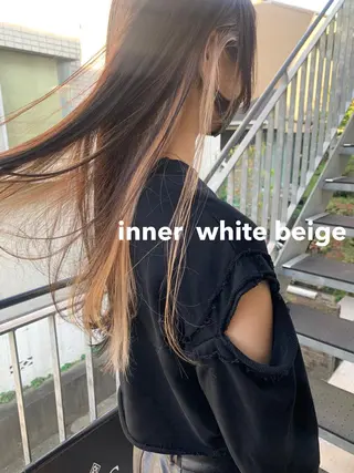 ロング カラー 柔らかブラウン/顔周 りレイヤー♡ユウシのヘアスタイル