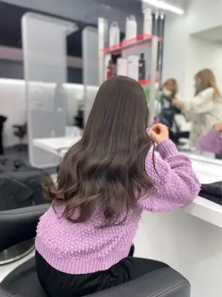 ロング カラー ガーリーモテヘア🎀 yume🤍🐈‍⬛のヘアスタイル