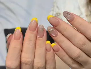 ネイル By moonネイル 🌷ワンホン/韓国風のネイルデザイン