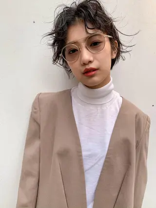 ショート nessヤマサキ リュウタのヘアスタイル