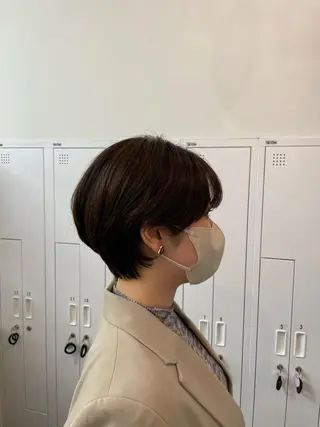ショート 立野 莉央のヘアスタイル