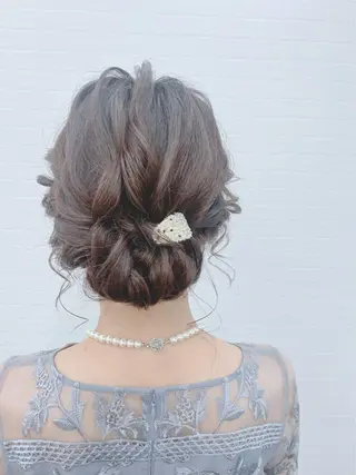 セミロング ヘアアレンジ GRANLUSSO 〜グランルッソ駅前店所属・木口 嘉美のヘアスタイル